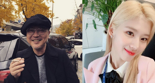김의성 사나(사진=김의성, 트와이스 인스타그램 캡처)